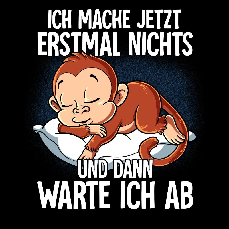 Langschläfer Affe Müde Schlaf