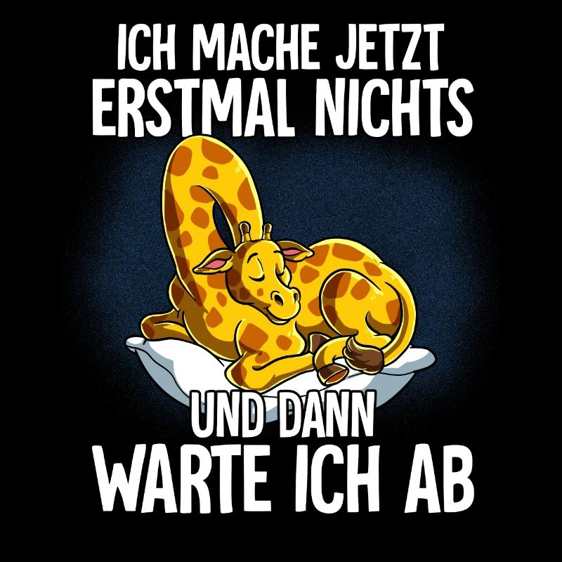 Langschläfer Giraffe Müde Schlaf