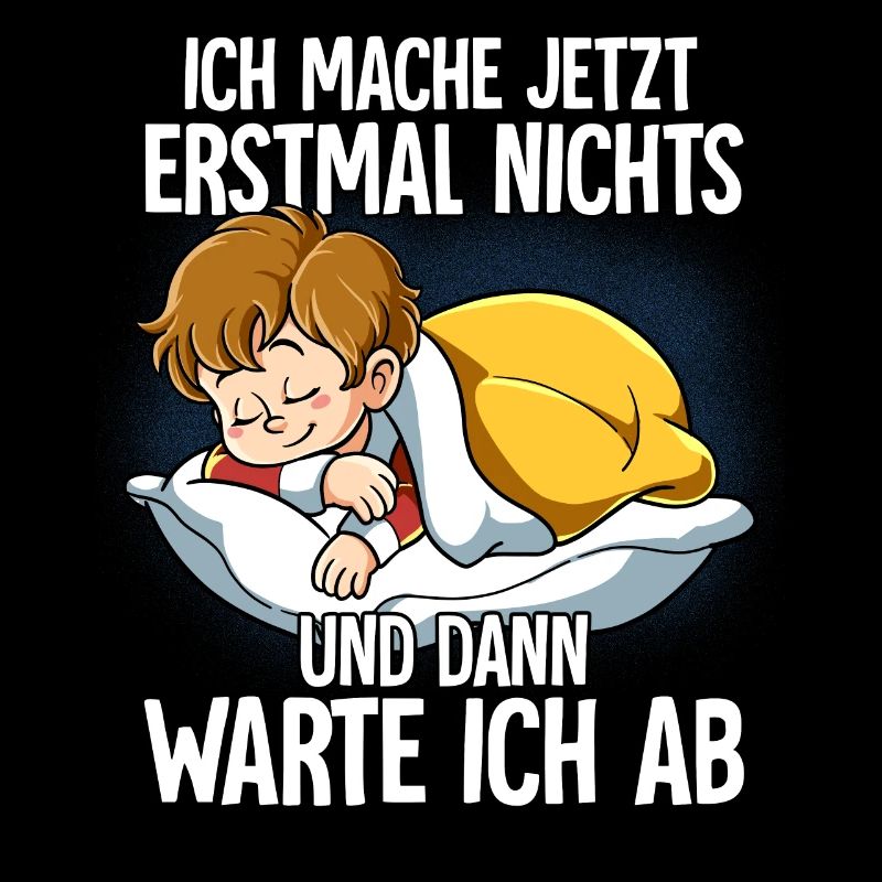 Langschläfer Junge Müde Schlaf