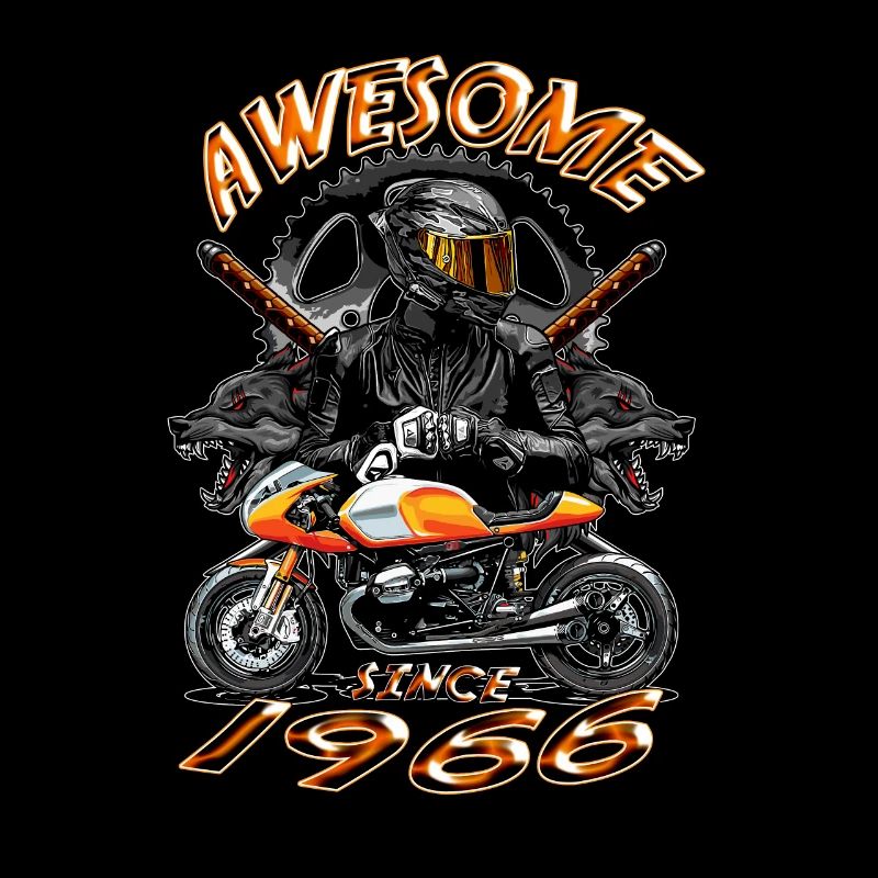 Awesome since 1966, Biker Geburtstag
