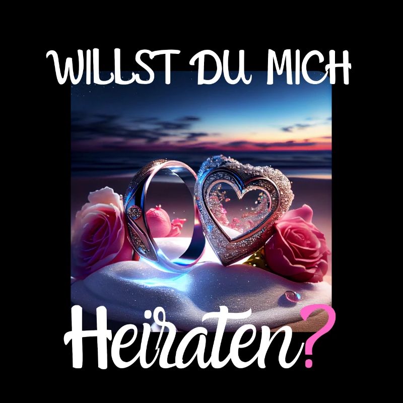 Heiratsantrag für Hochzeit oder Verlobung -