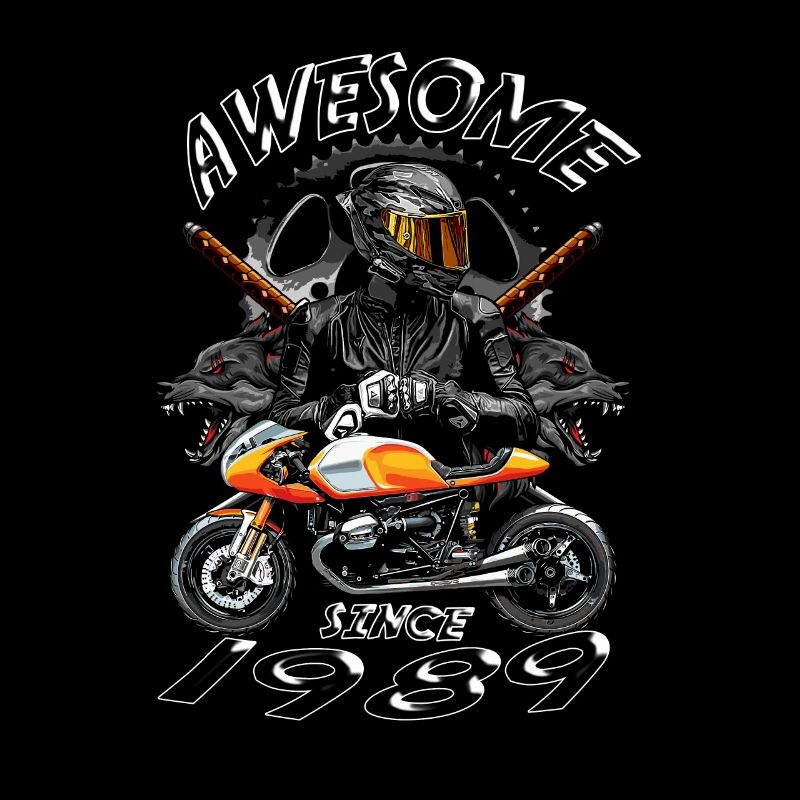 Awesome since 1989, Biker Geburtstag
