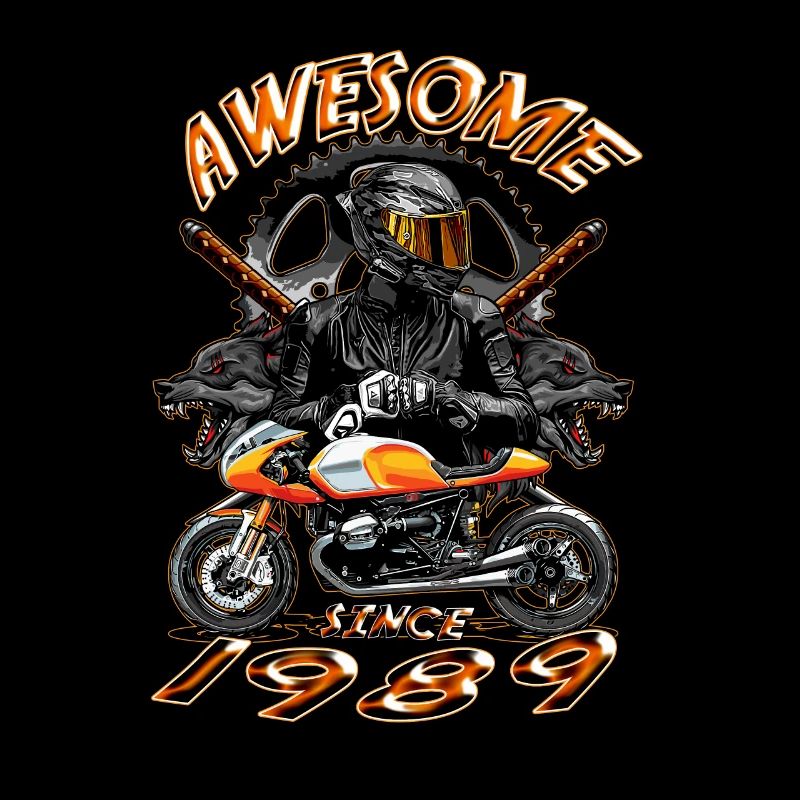 Awesome since 1989, Biker Geburtstag
