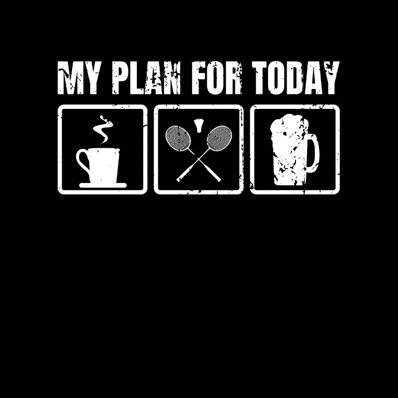 Kaffee Badminton Bier