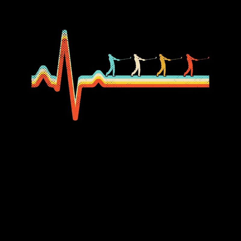 Golf Retro Heartbeat