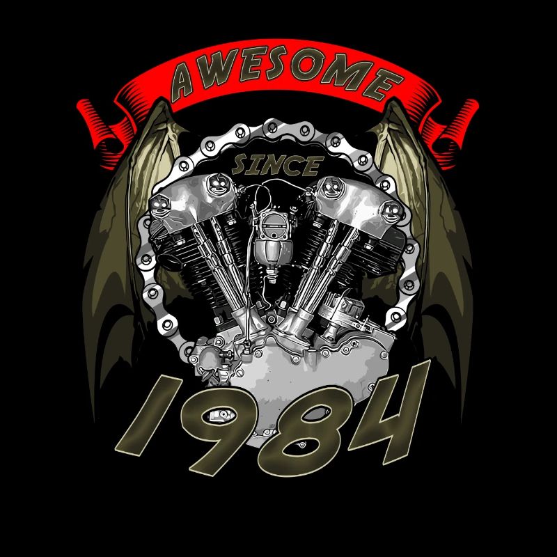 Awesome since 1984, Biker Geburtstag