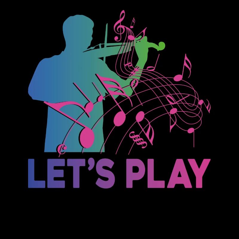 Violin Violinist Retro 80s 90s