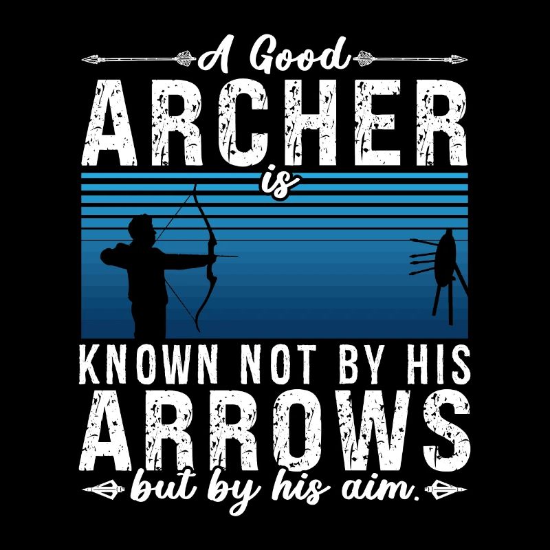Archery A Good Archer Is Bowhunter Shooting Archer
