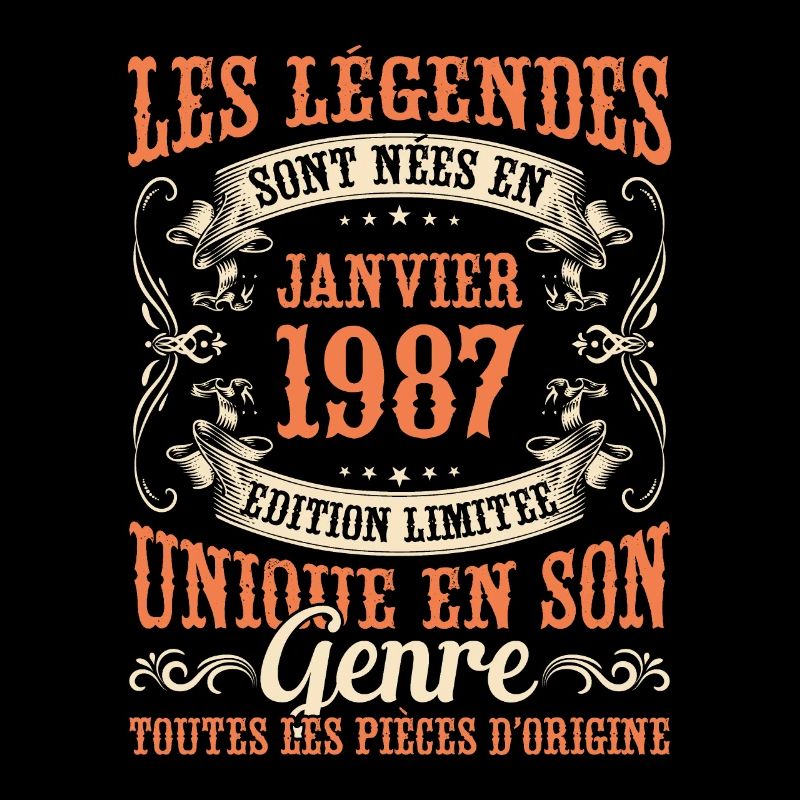 Les Légendes Sont Nées En Janvier 1987 Cadeau