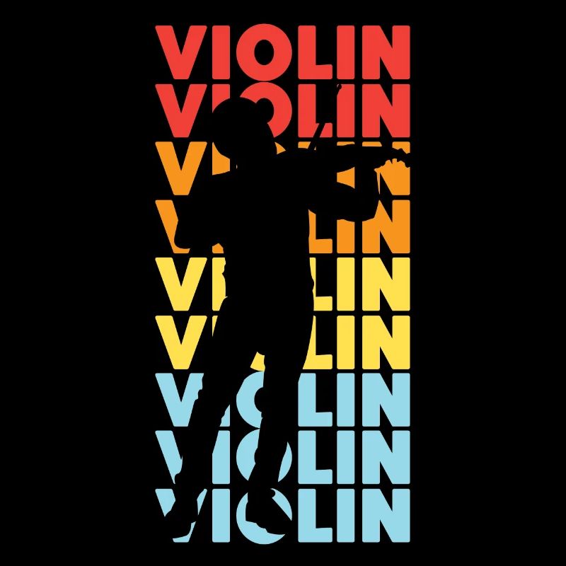 Violin Violinist Retro Vintage
