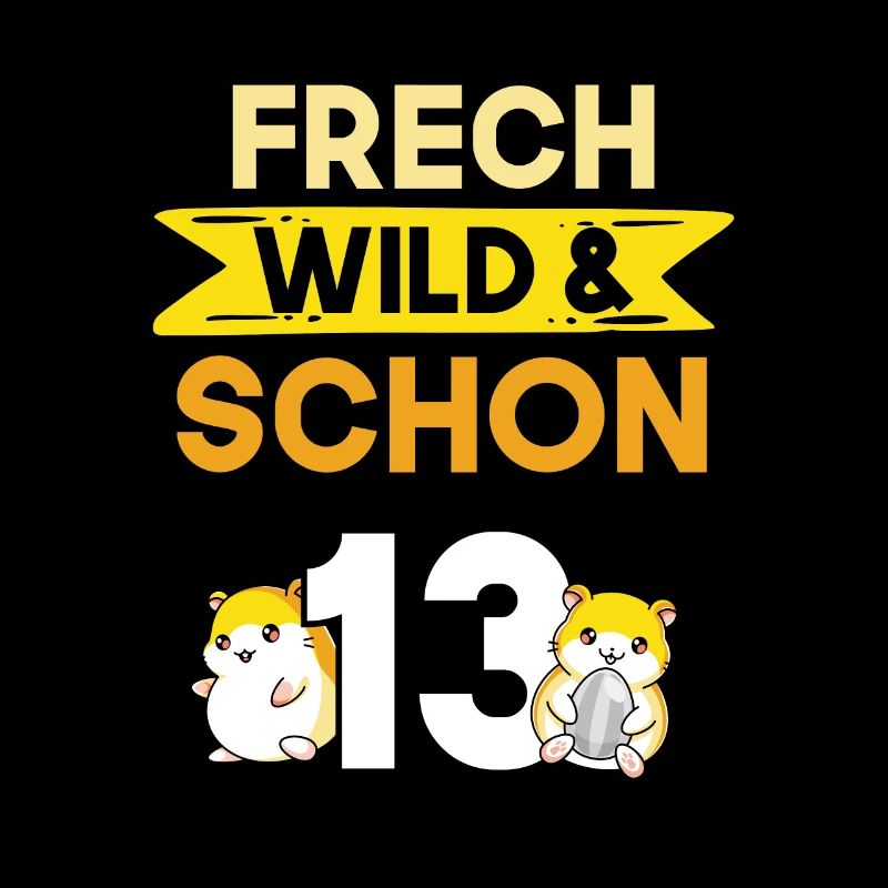 13 Jahre Geburtstag Junge Mädchen Hamster