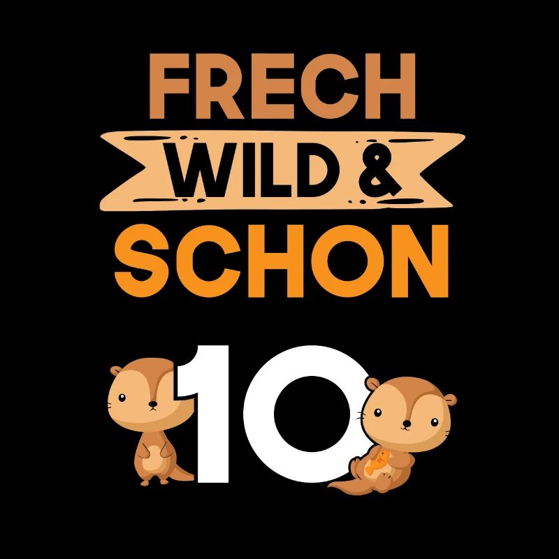 10 Jahre Geburtstag Junge Mädchen Otter