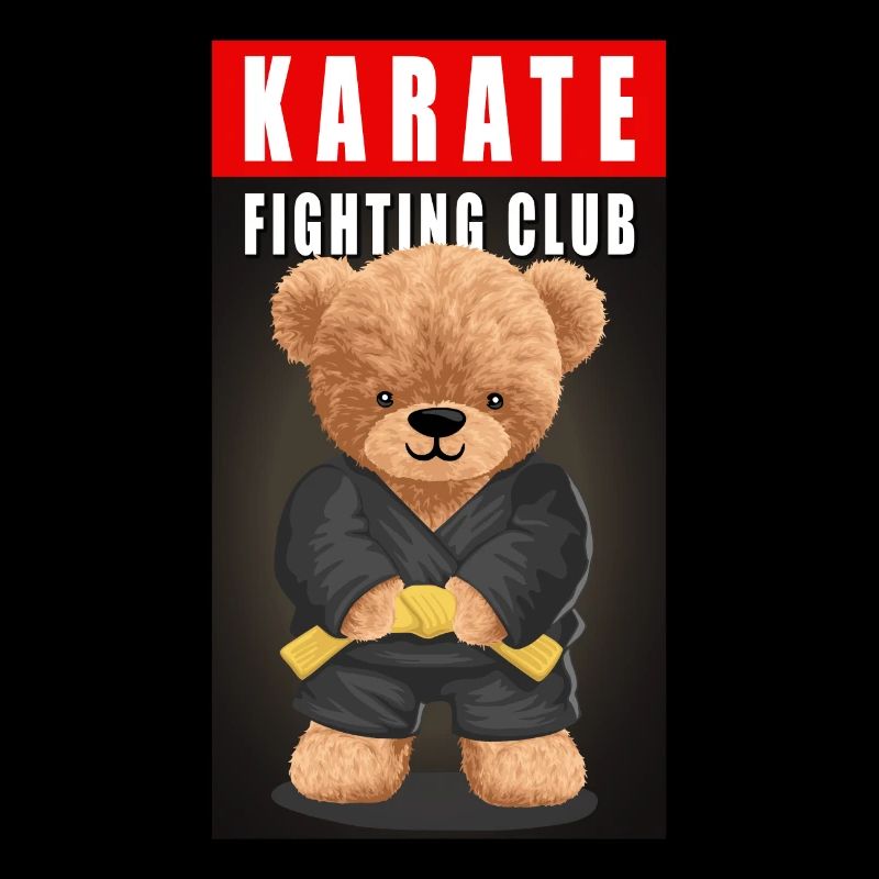 Funny Fighting Bear Martial Arts Gift