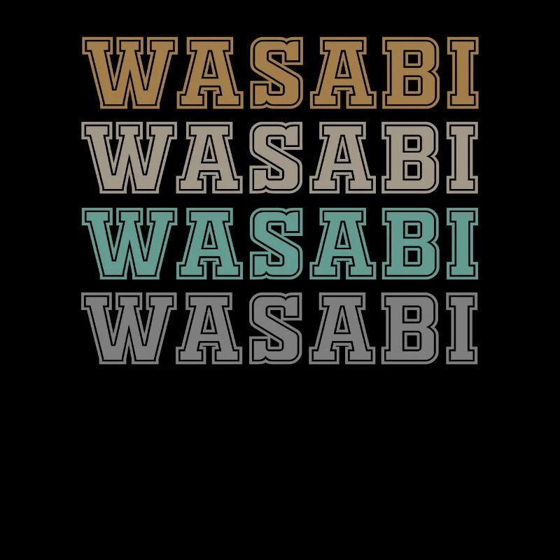 Lettrage Wasabi