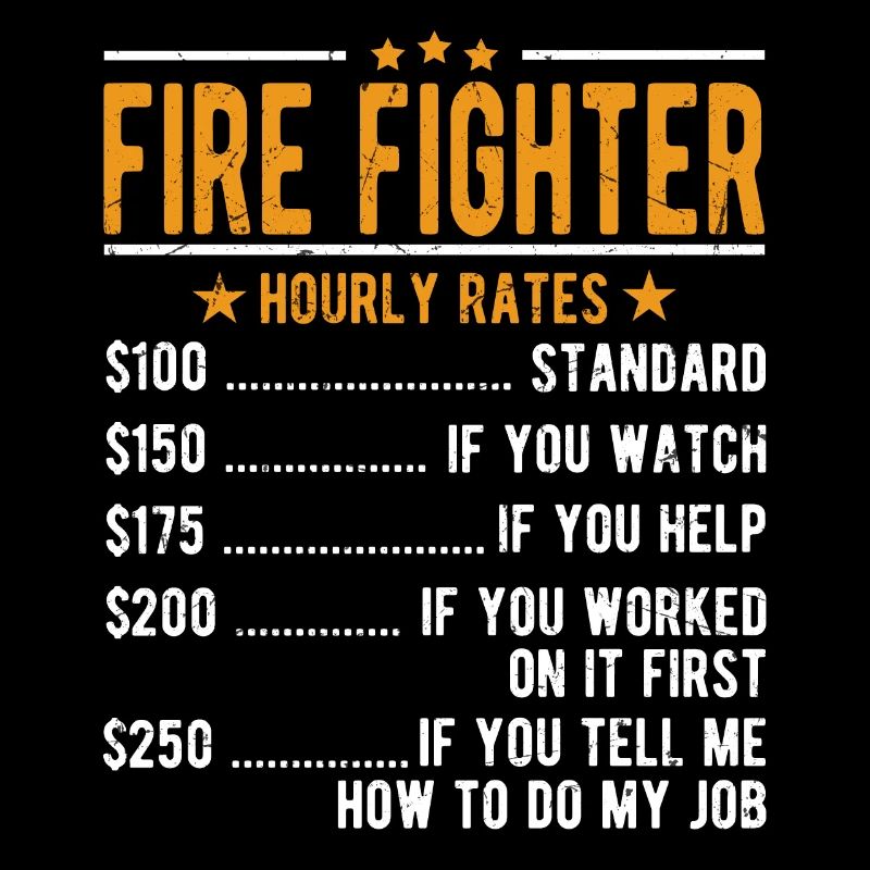Firefighters Hourly wage