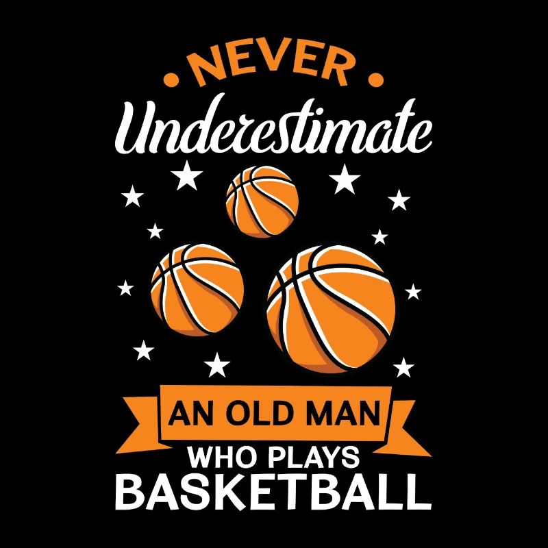 Old basketball player