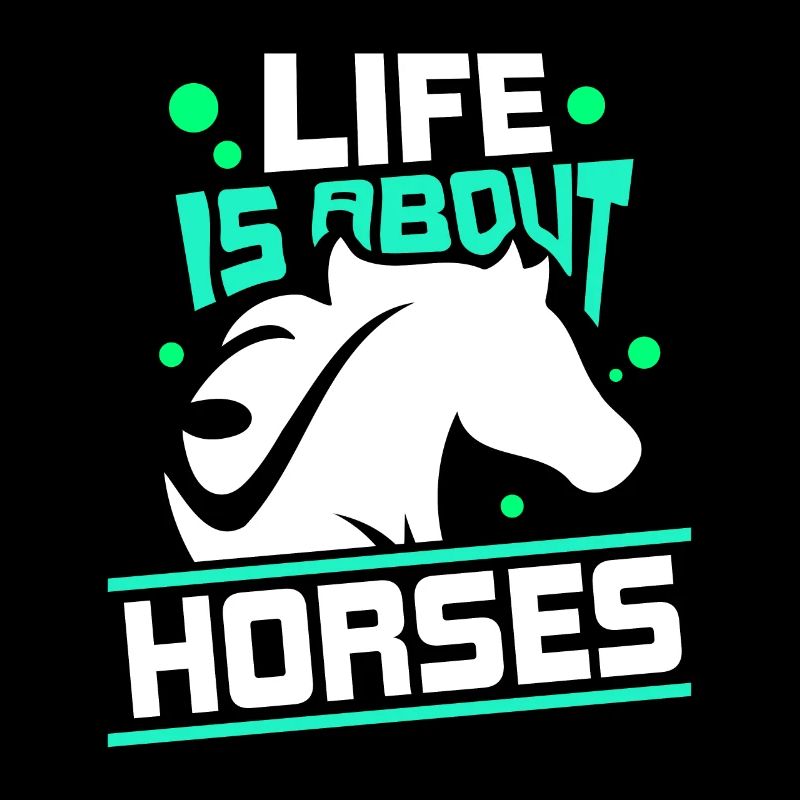 La vie se compose de chevaux d’équitation