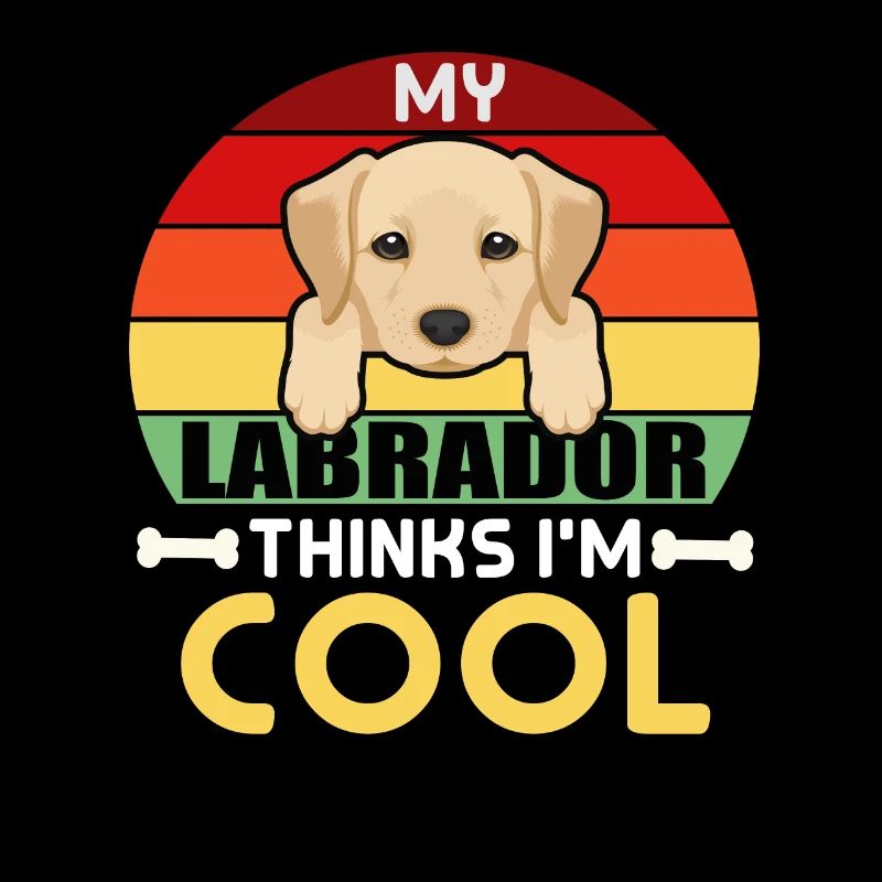 Mein Labrador denkt, ich bin cool