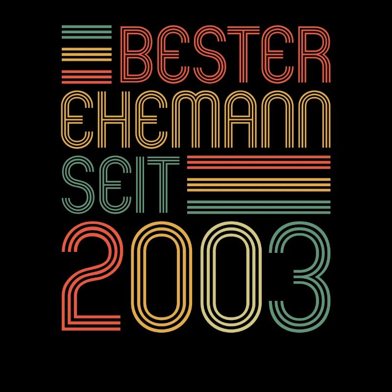 20. Hochzeitstag Bester Ehemann seit 2003