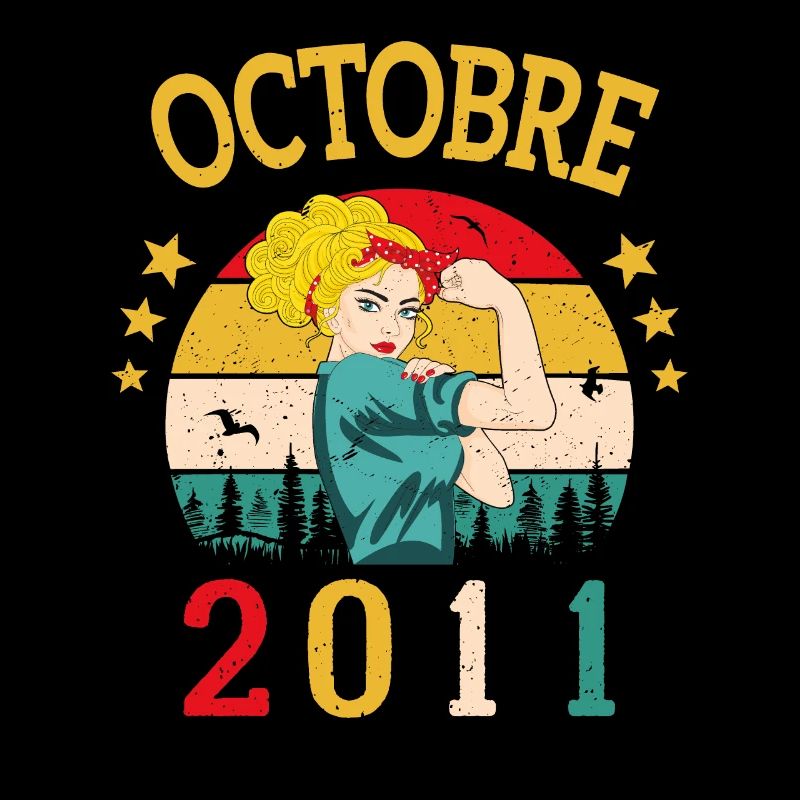 Octobre 2011 Anniversaire Vintage Idée Cadeau