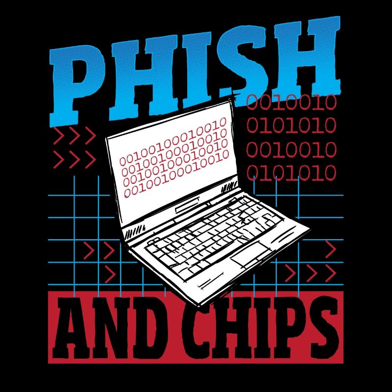 Phish and Chips Hacker Hacking Internet Network