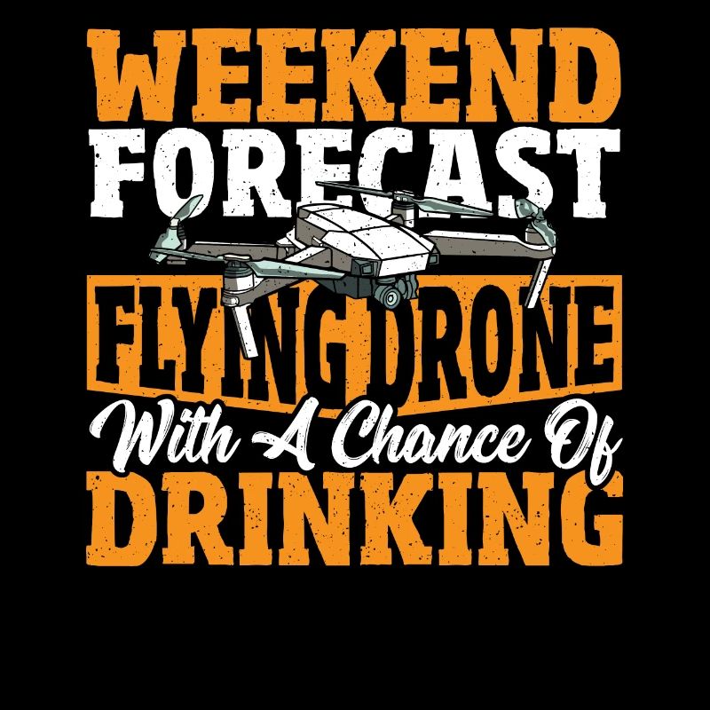 Prévisions de week-end Drone volant avec une chance de