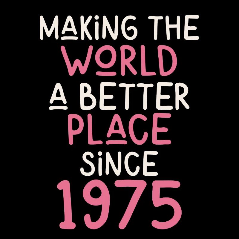 Making the World a better place since 1975