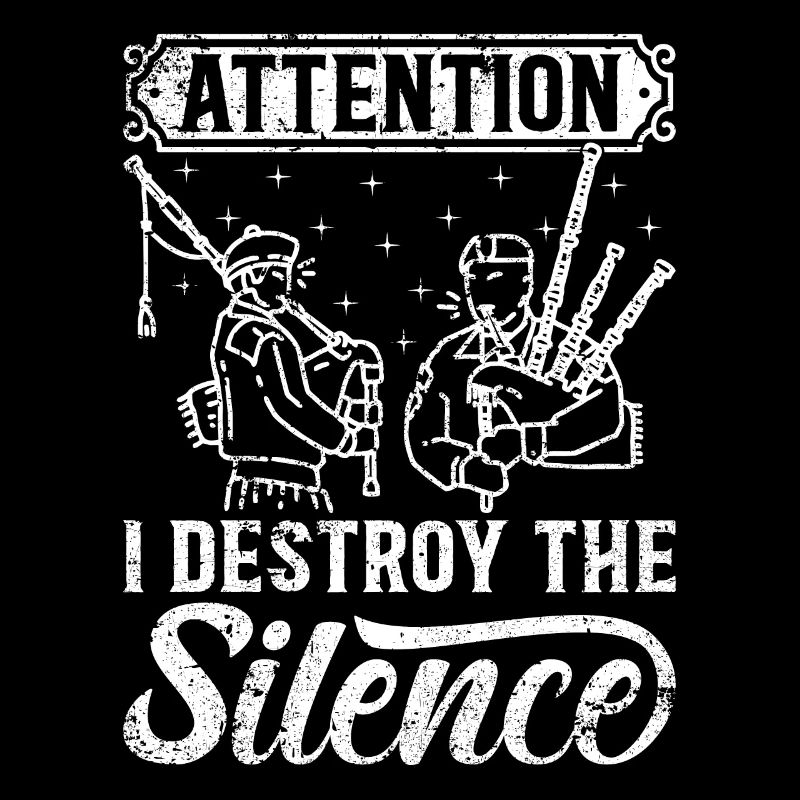 Attention je détruis le silence - Cornemuse