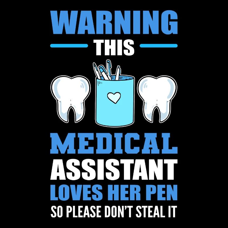 Avertissement L’assistante dentaire aime sa dentisterie de stylo