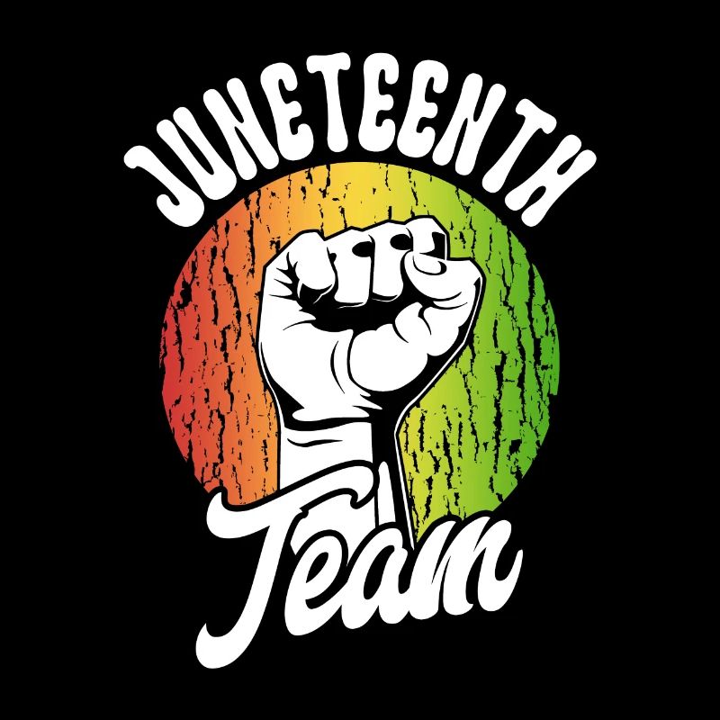 Juneteenth Team African American 1865 Black