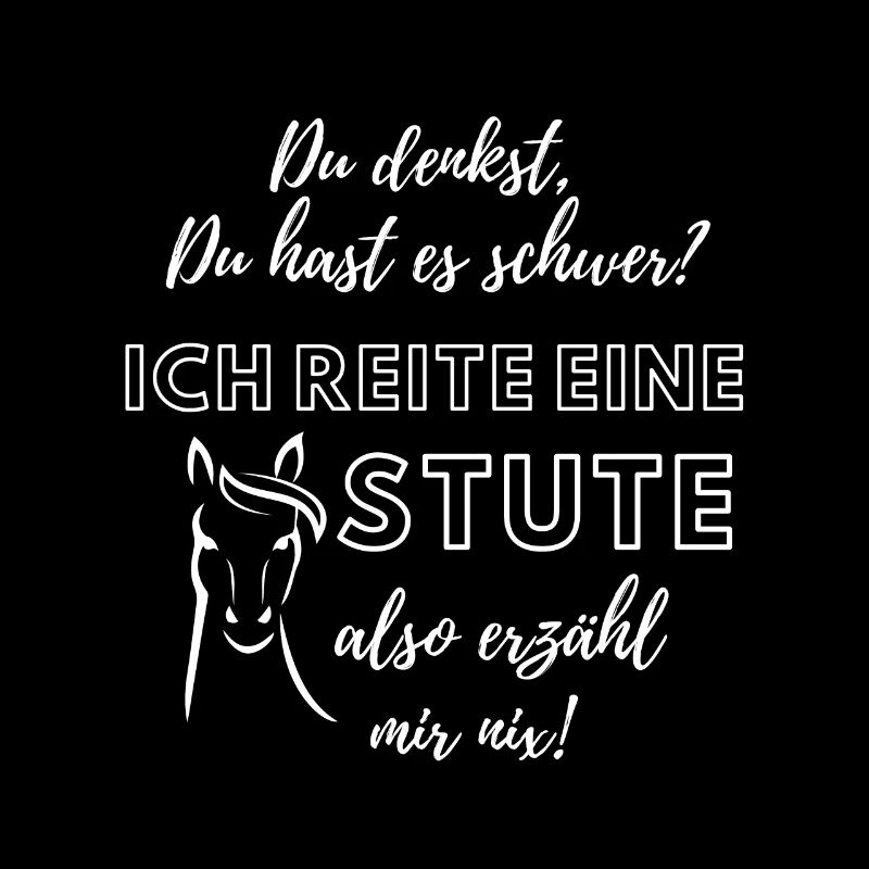 Ich reite eine Stute
