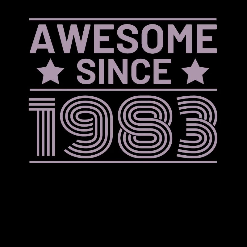 1983 geburtstag retro