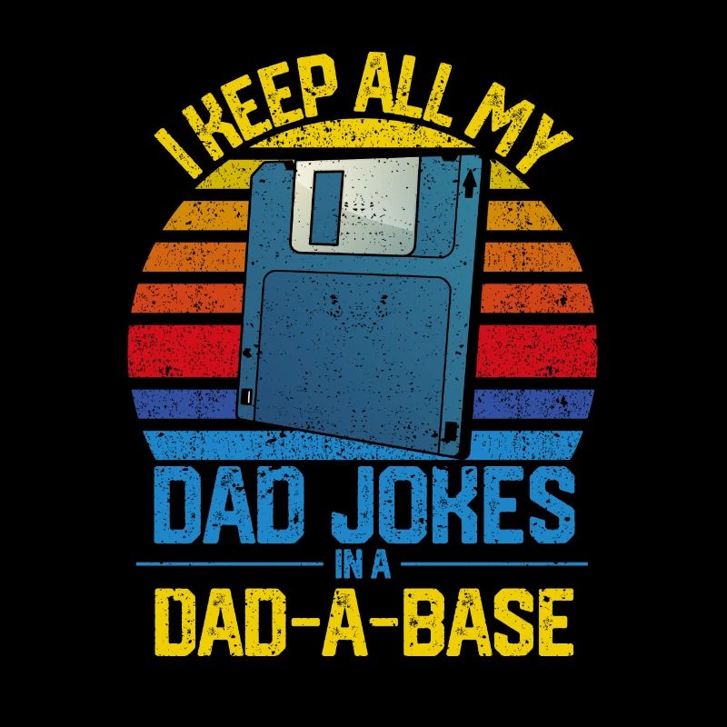 I keep all my dad's jokes in a dad