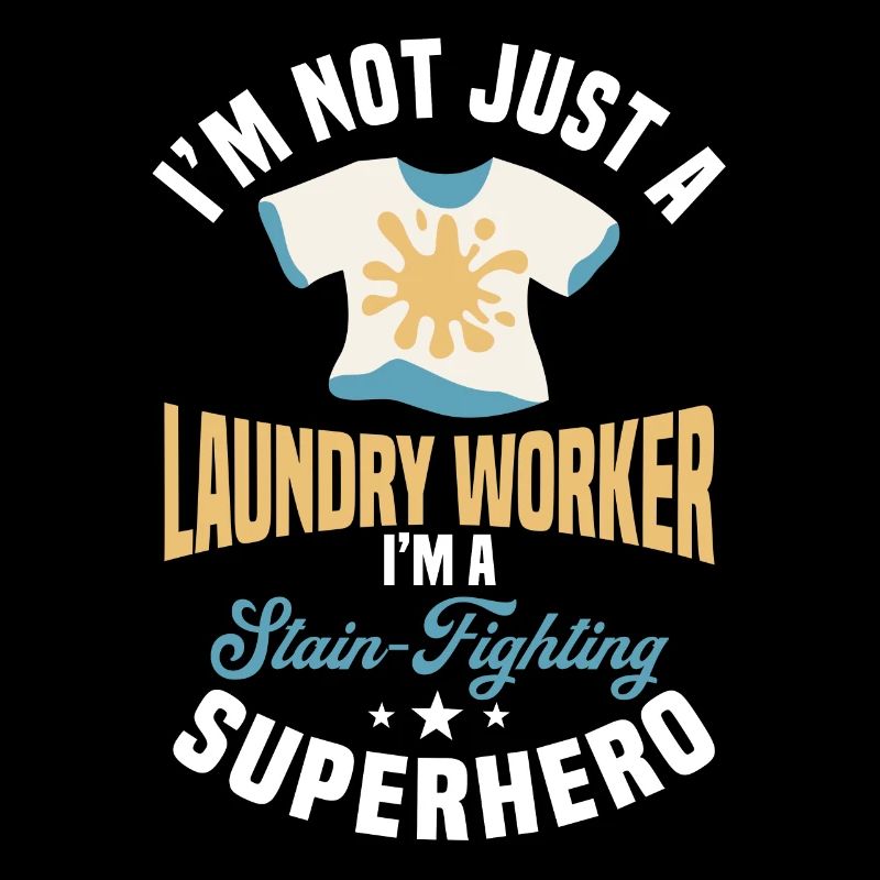 Laundry staff saying