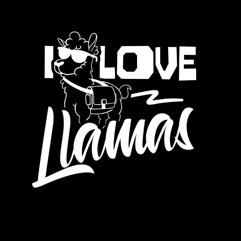 J’aime l’animal de lama Llama llama dictons