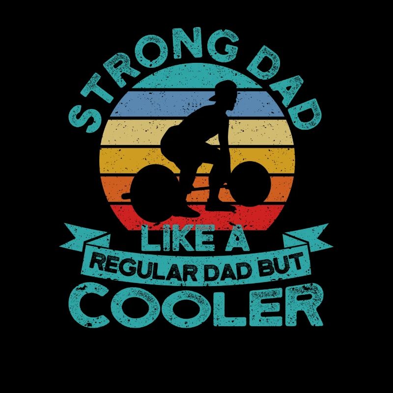 Strong dad like a normal daddy, but cooler
