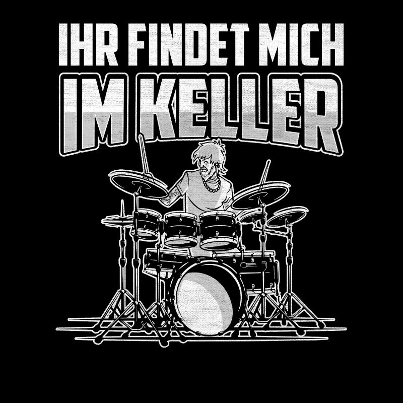 Schlagzeuger Geschenkidee Keller