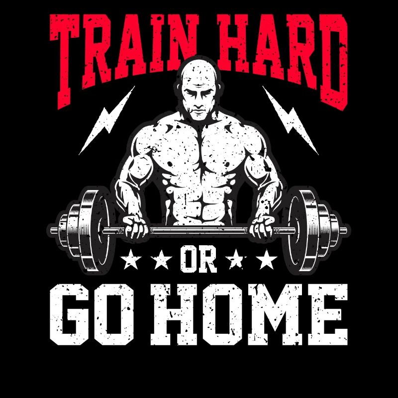 Trainiere hart oder geh nach Hause