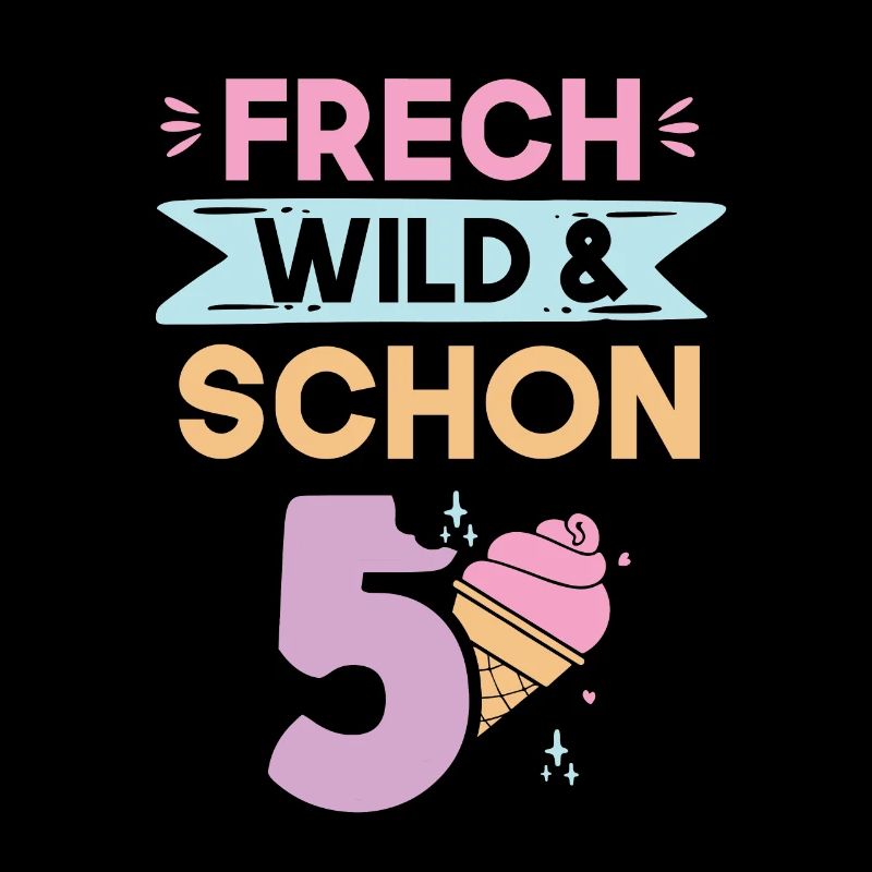 5 Jahre Geburtstag Junge Mädchen Eis essen