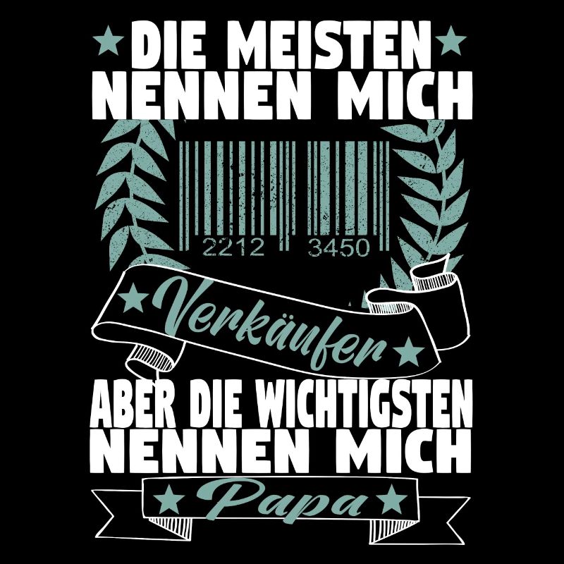 Verkäufer Vatertag Einzelhandel Einzelhändler Papa