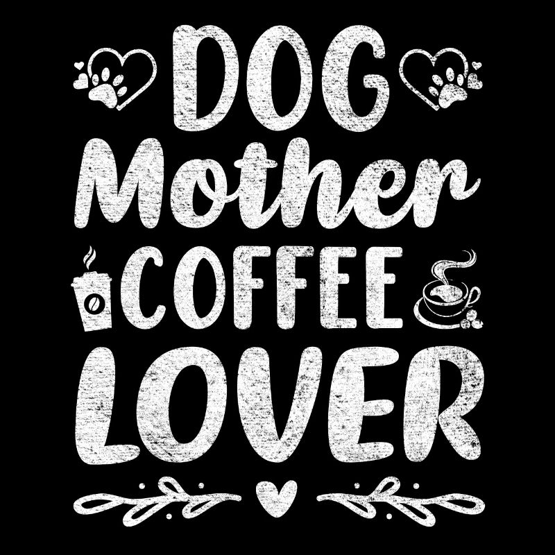 Hund Mutter Kaffee Liebhaber