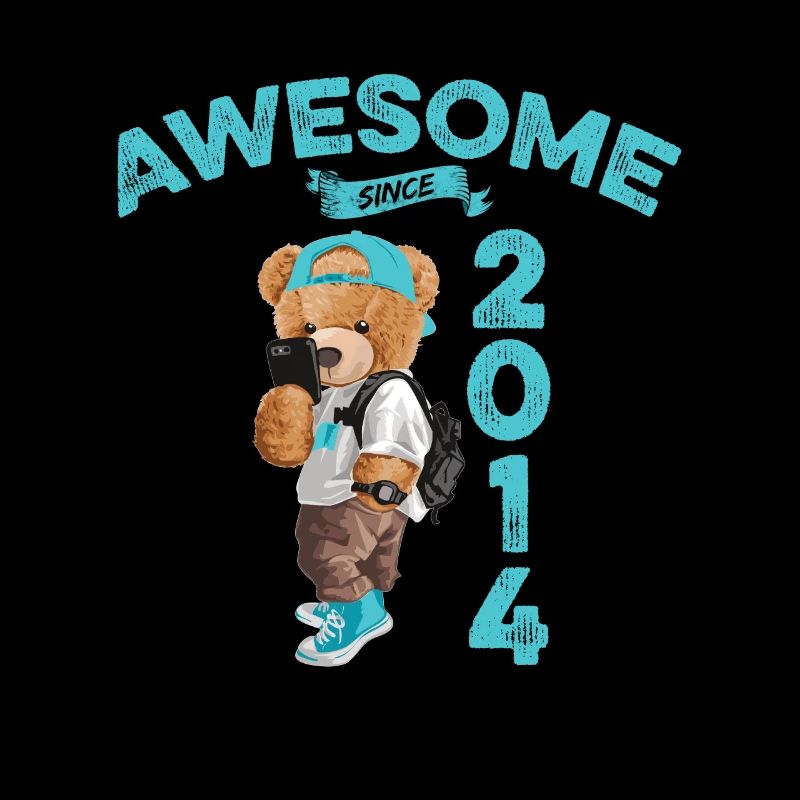 2014 Geburtstag Teddy Bär Awesome since