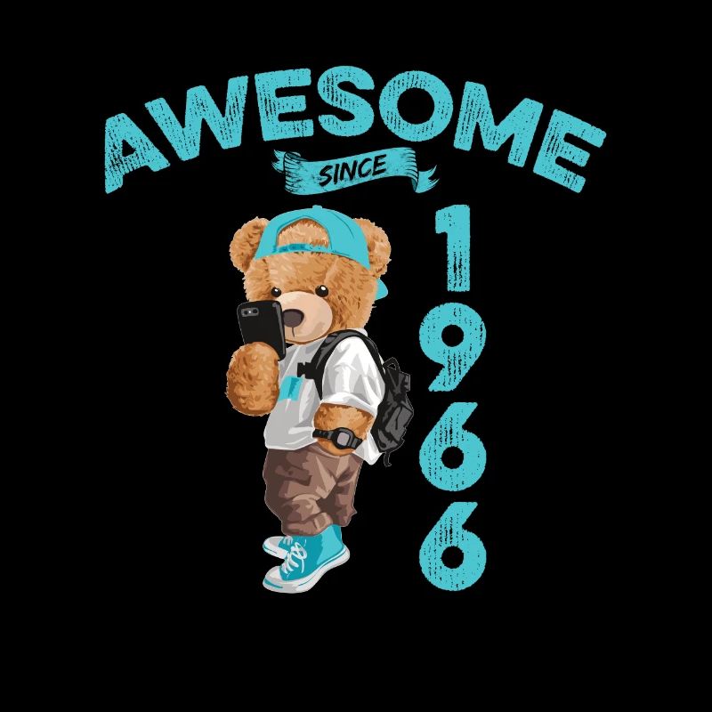 1966 Geburtstag Teddy Bär Awesome since
