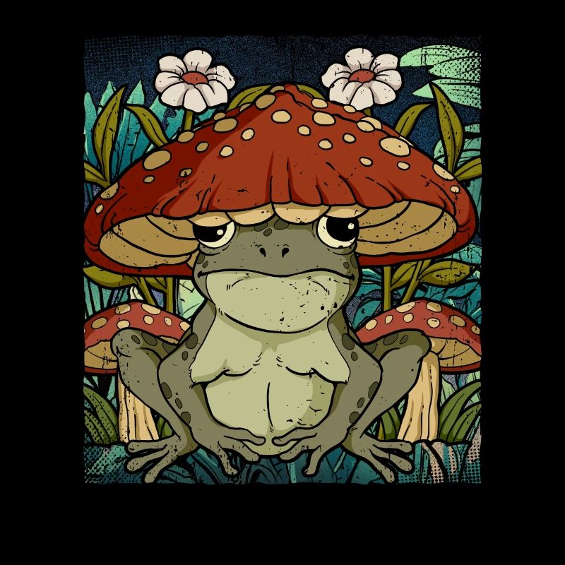 Cottagecore Frosch