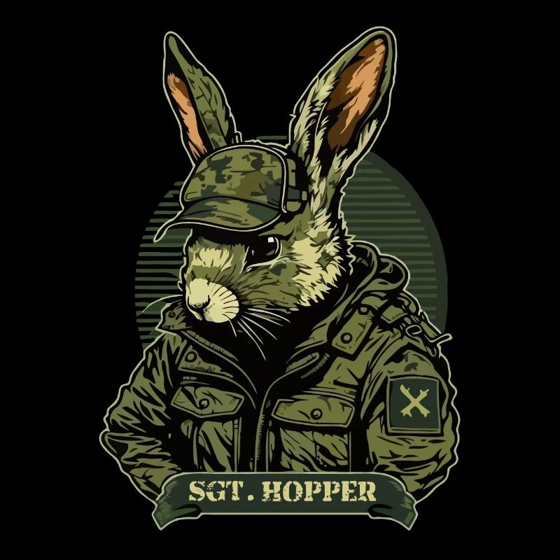 Rabbit military forest defense commandos