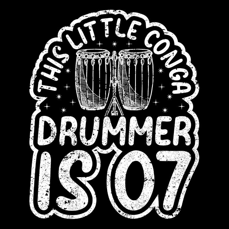 Ce petit batteur de conga est 7 Conga anniversaire Cong