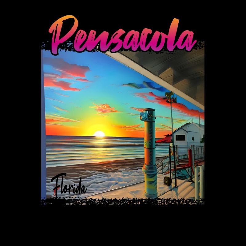 Coucher de soleil à Pensacola, Floride