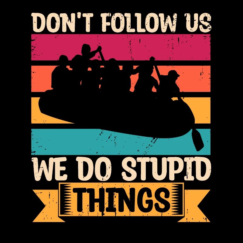 Rafting Floß Geschenk Paddler Rafting