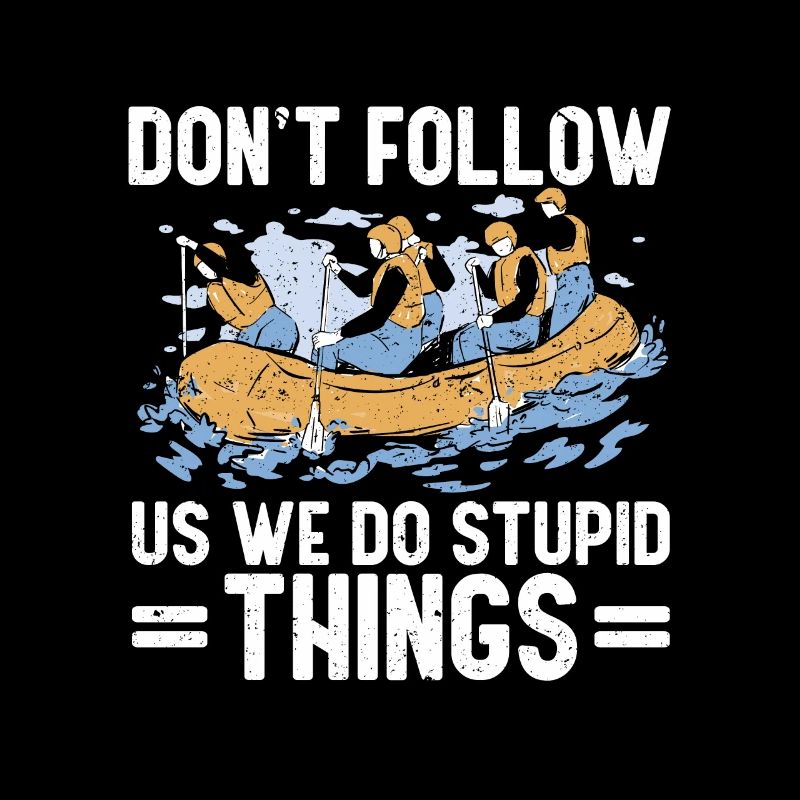 Rafting Floß Geschenk Paddler Rafting