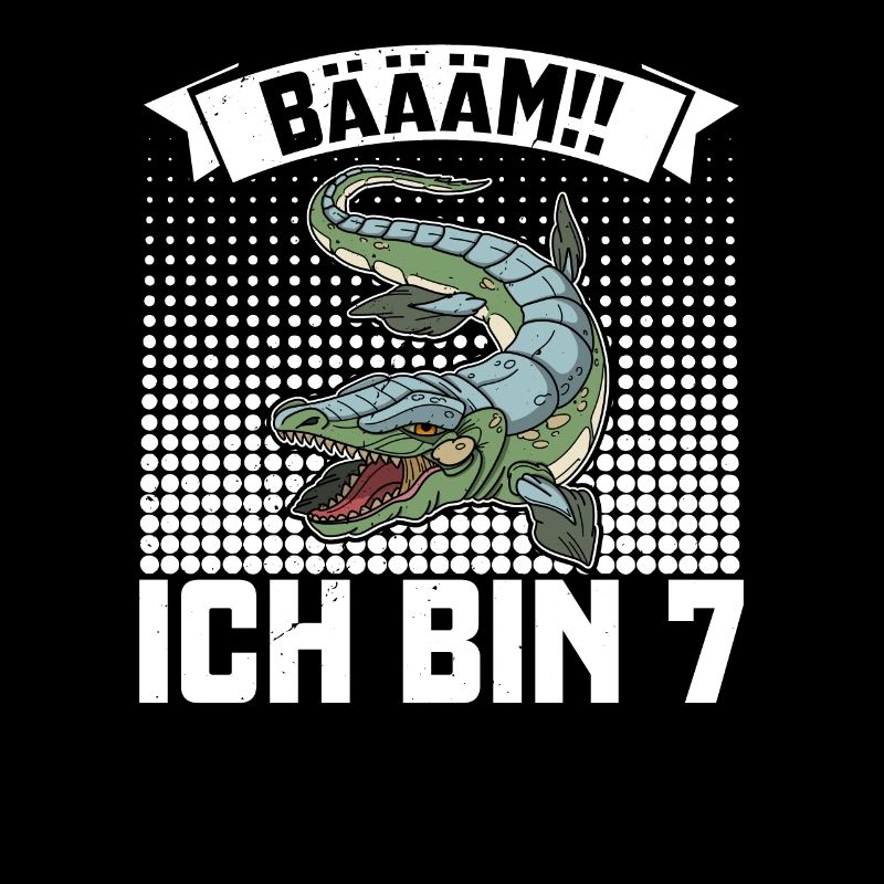 Urzeit Dinosaurier Reptilien Mosasaurus Spruch